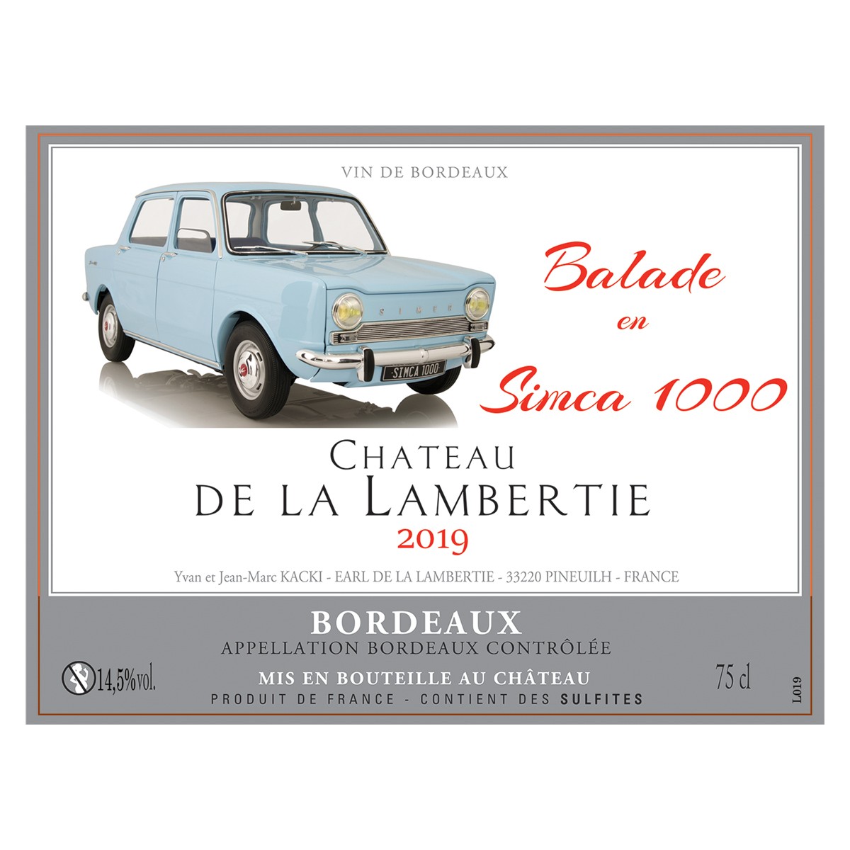 BDX rouge 2019 Simca 1000