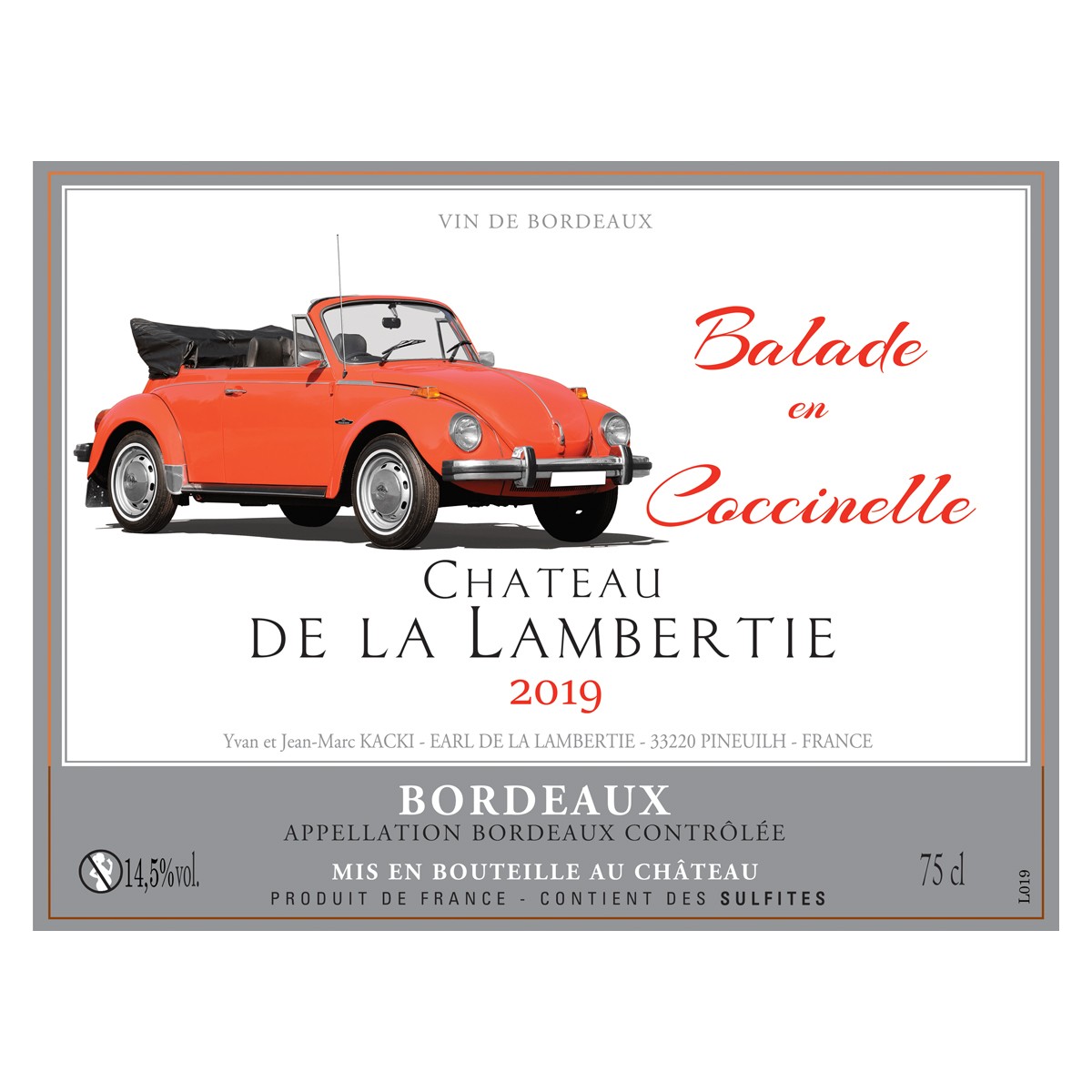 BDX rouge 2019 Coccinelle R