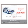 BDX rouge 2020 205 GTI