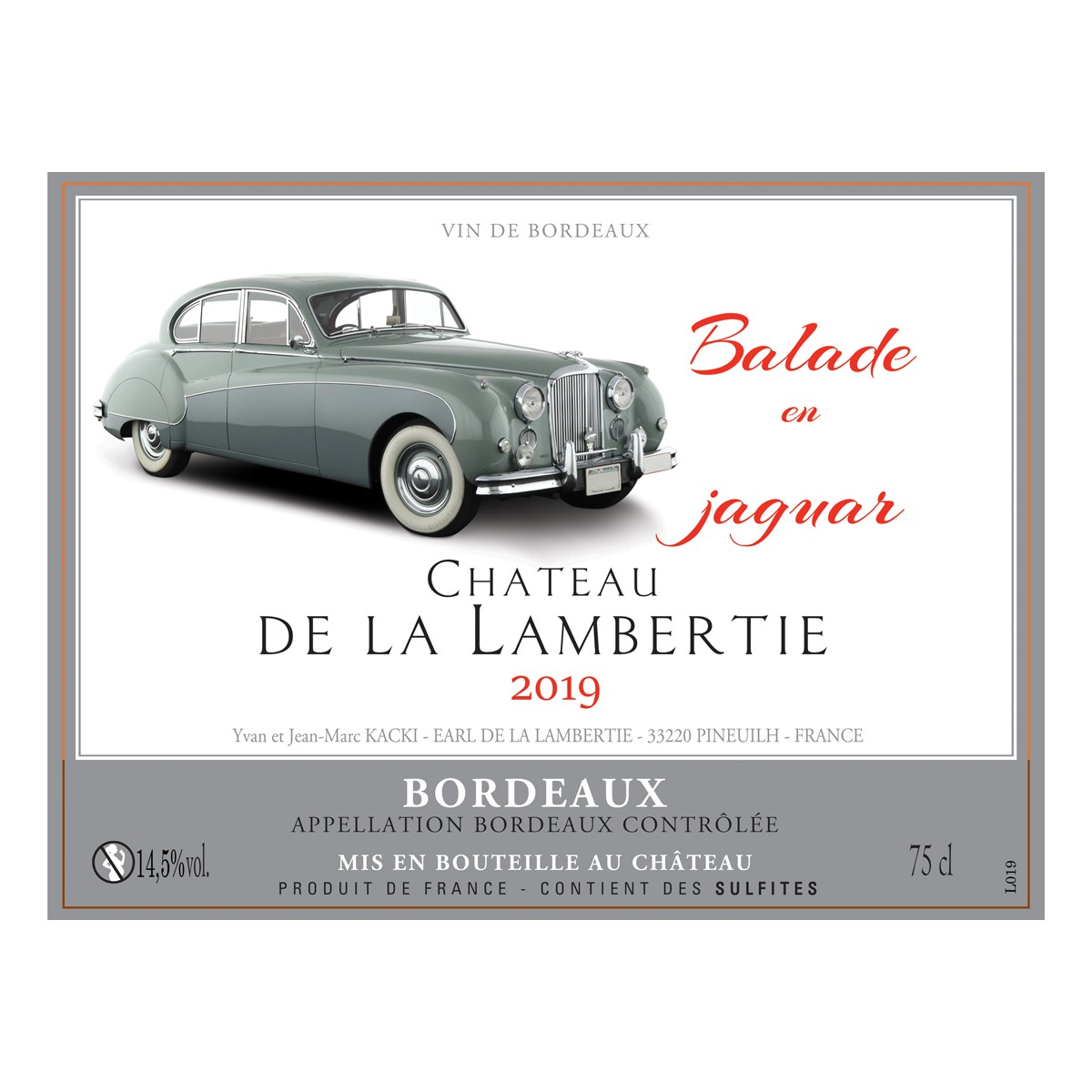 BDX rouge 2019 Jaguar