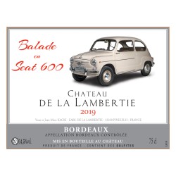 Bordeaux rouge Seat 600