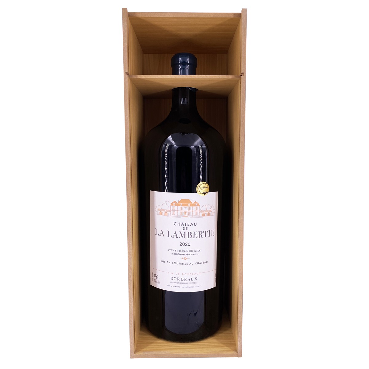 Grande bouteille 3L Bordeaux Rouge 2020