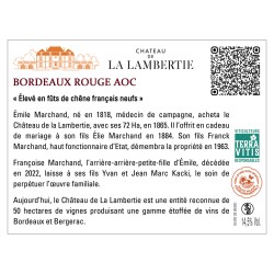 Bordeaux rouge AOC 2022 Cuvée Émile