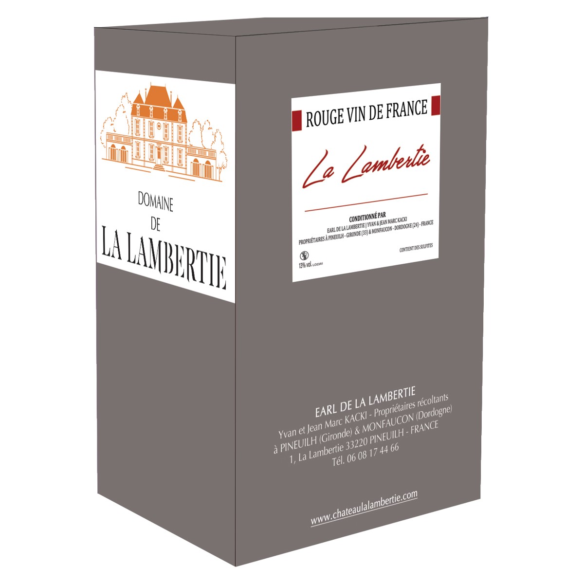 BIB 5L Rouge Vin de France